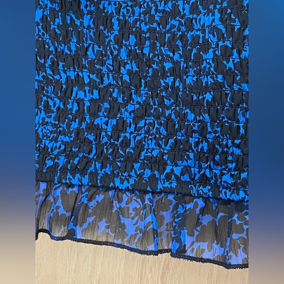 New look elasticated sally floral sheer top size 12 - Picture 5 of 5